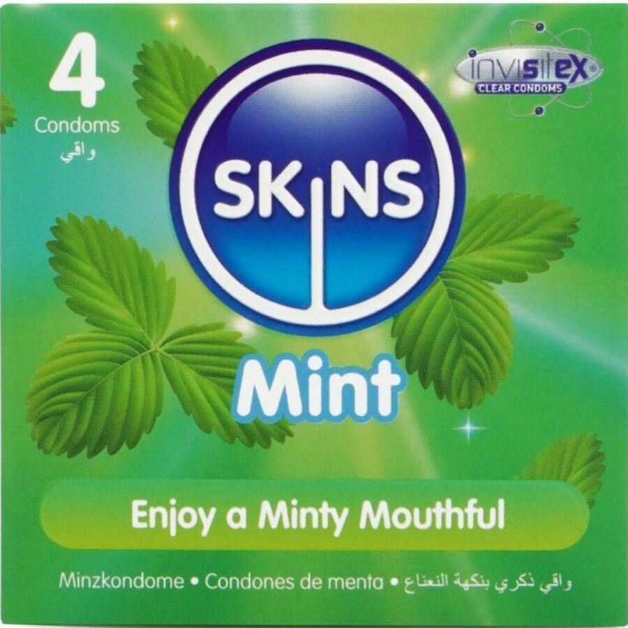 Vigoroso - SKINS - PRESERVATIVOS MINT PREMIUM PACOTE 4