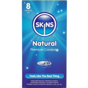 Vigoroso - SKINS - PRESERVATIVOS NATURAIS PREMIUM PACOTE 8