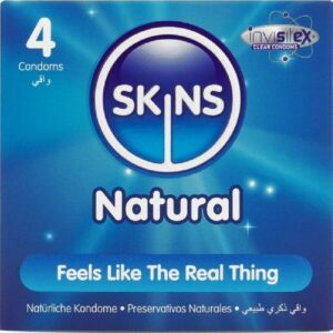 Vigoroso - SKINS - PRESERVATIVOS NATURAIS PREMIUM PACOTE 4