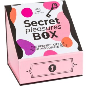 vVigoroso SECRET PLAY - CAIXA DE PRAZERES PARA CASAIS: DADOS + VIBRATÓRIO BALA + CANETA DE PENA