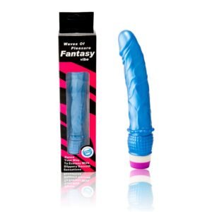 Vigoroso BAILE - VIBRADOR WAVES OF PLEASURE 23 CM AZUL