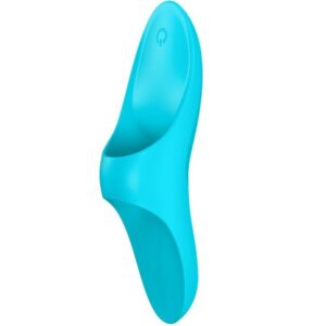 Vigoroso SATISFYER - VIBRADOR DE DEDO TEASER LUZ AZUL