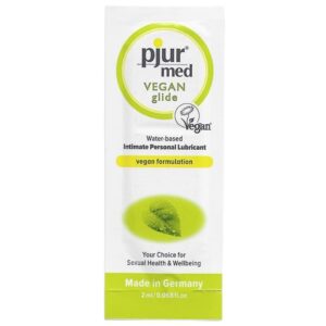 vVigoroso PJUR - MED VEGAN GLIDE LUBRIFICANTE  BASE DE GUA 2 ML