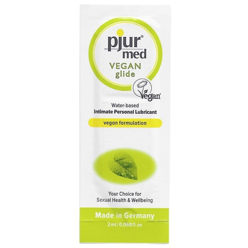 vVigoroso PJUR - MED VEGAN GLIDE LUBRIFICANTE BASE DE GUA 2 ML