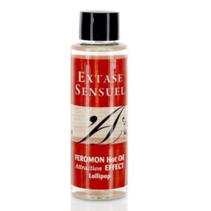 vVigoroso EXTASE SENSUAL - ÓLEO DE MASSAGEM DE EFEITO DE CALOR COM FEROMONAS DE PIRULET 100 ML