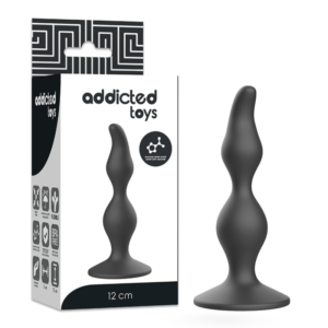 vVigoroso ADDICTED TOYS - PLUG SEXUAL ANAL 12 CM PRETO