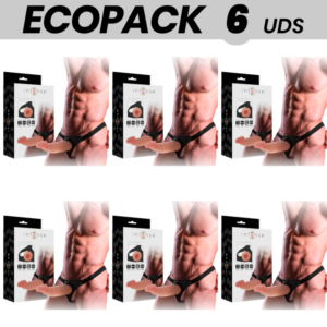 Vigoroso ECOPACK 6 UNIDADES - INTENSE ARNÊS OCO COM DILDO 18 X 3