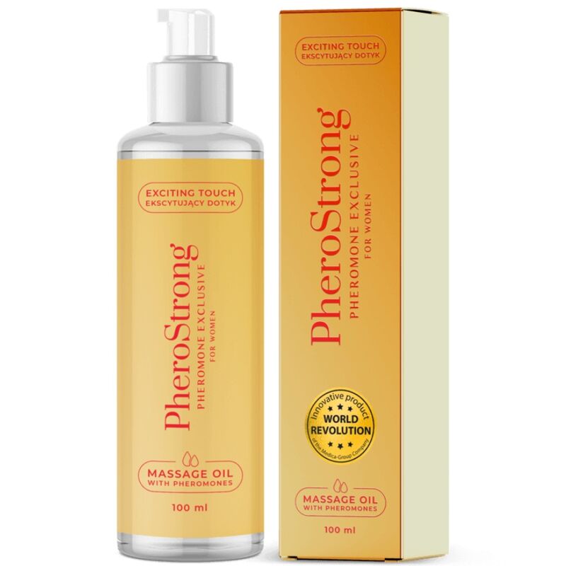 vVigoroso PHEROSTRONG - ÓLEO DE MASSAGEM EXCLUSIVO PARA MULHERES 100 ML
