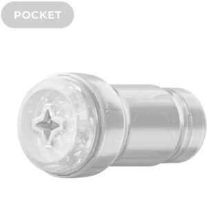Vigoroso KIIROO - FEEL POCKET STROKER CRYSTAL POR KIIROO TRANSPARENTE