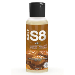 vVigoroso STIMUL8 - S8 LUBRIFICANTE 4 EM 1 DE SOBREMESA DE CHOCOLATE E CARAMELO SALGADO 125 ML
