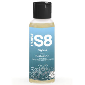vVigoroso STIMUL8 - S8 REFRESH ÓLEO DE MASSAGEM DE ALGODÃO 125 ML
