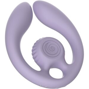 Vigoroso SNAIL VIBE - GIZI DUO ESTIMULADOR DE CASAIS COM CONTROLE REMOTO LILACS