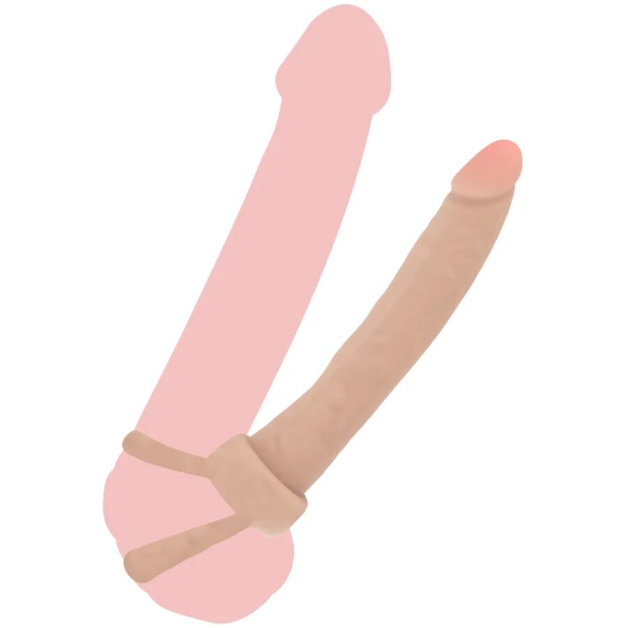 GET REAL - DUPLA CONFUSÃO - PENETRADOR ANAL DE SILICONE 16 CM - Image 2