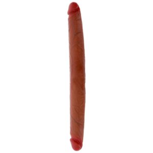 Vigoroso GET REAL - DILDO DE SILICONE DE DUAS PONTAS CARAMELO 40 CM