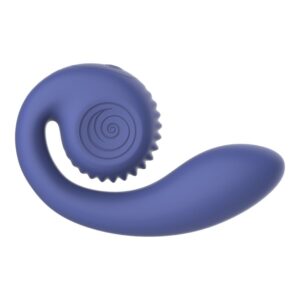 Vigoroso SNAIL VIBE - GIZI LITE VIBRADOR DUPLO ROXO PARA PONTO G E CLITOR