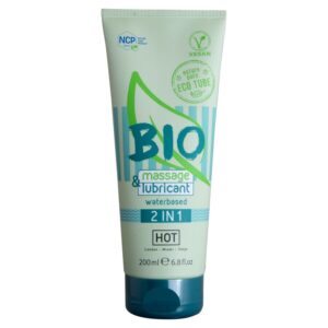 vVigoroso HOT - BIO MASSAGE & LUBRIFICANTE À BASE DE ÁGUA 2 EM 1 200 ML