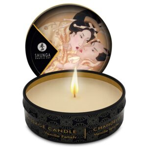 vVigoroso SHUNGA - MINI CARESS BY CANDELIGHT VANILLA MASSAGE VELA 30 ML