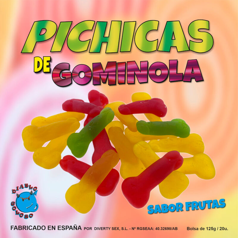vVigoroso DIABLO GOLOSO - FATIAS DE GOMA DE FRUTA