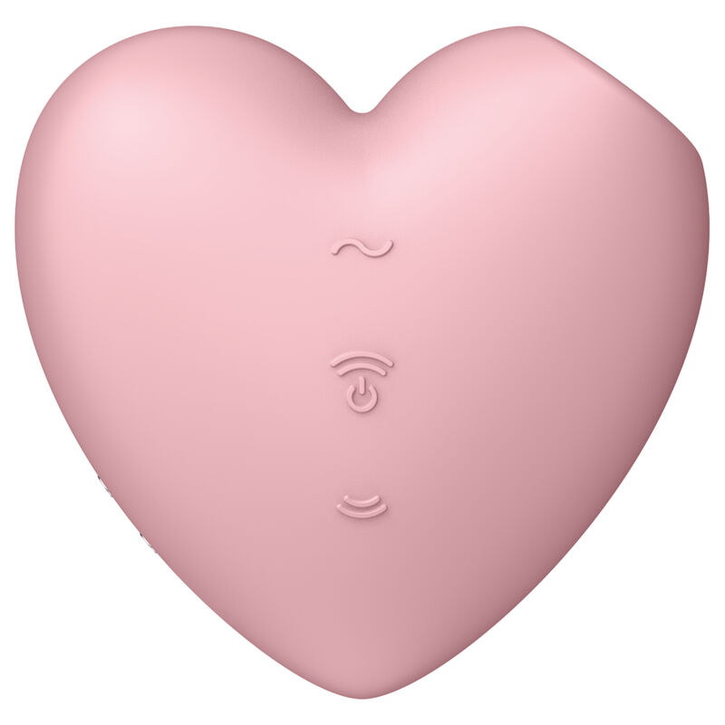 SATISFYER - CUTIE HEART ESTIMULADOR DE PULSO E VIBRADOR ROSA - Image 2