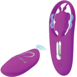 Vigoroso PRETTY LOVE - ESTIMULADOR DE BORBOLETA DANCING PARA CALAS COM CONTROLE REMOTO LILAC