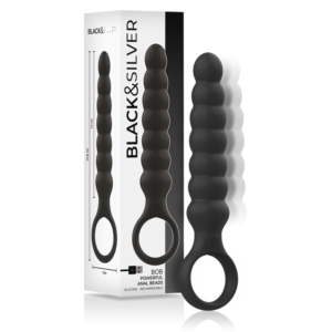 Vigoroso BLACK&SILVER - DILADOR ANAL DE SILICONE BOB PODEROSO