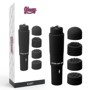 Vigoroso GLOSSY - MASSAGER DE BOLSO KURT PRETO