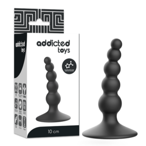 vVigoroso ADDICTED TOYS - PLUG SEXUAL ANAL 10 CM PRETO