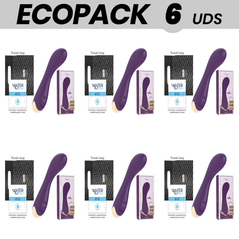 Vigoroso ECOPACK 6 UNIDADES - TREASUREHANSEL G-SPOT VIBRATOR COMPATIBLE CON WATCHME WIRELESS TECHNOLOGY
