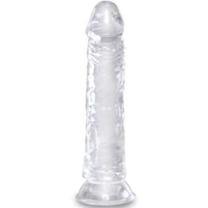 Vigoroso KING COCK - PÊNIS REALISTA CLARO 19.7 CM TRANSPARENTE