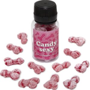 vVigoroso DIABLO PICANTE - CANDY SEXY JAR COM 12 GOMAS SABOR MORANGO-CEREJA