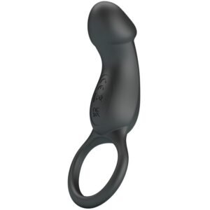 Vigoroso PRETTY LOVE - TRAE ANEL VIBRATÓRIO COM ESTIMULADOR PRETO