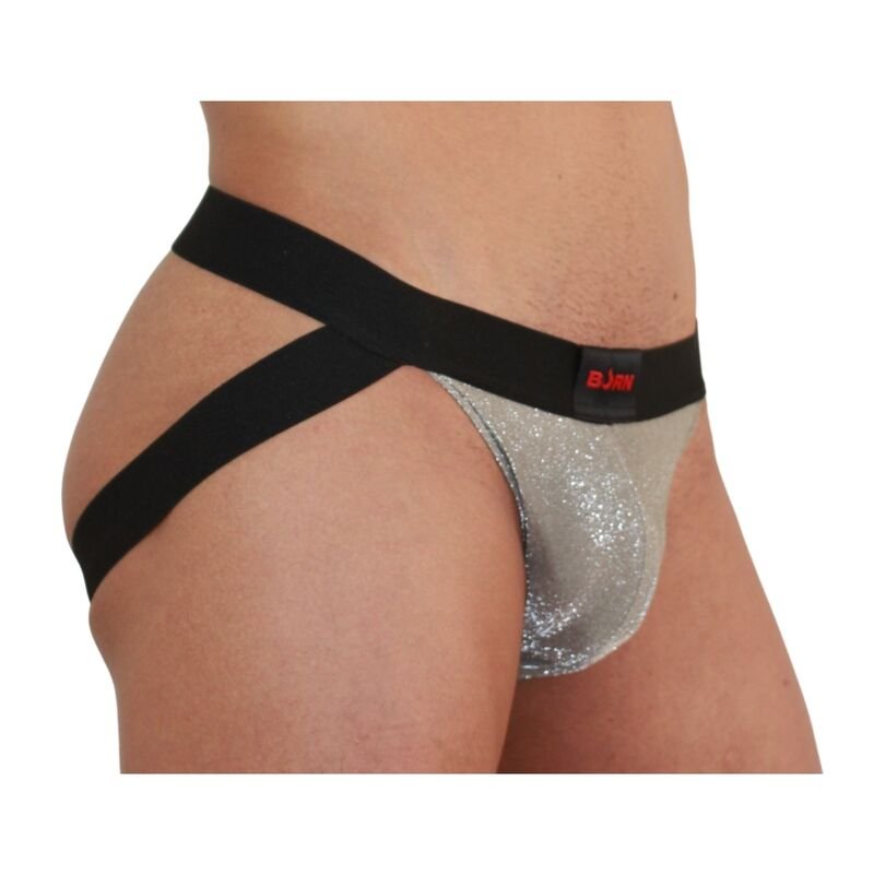 vVigoroso BURN - 001 JOCK BRILHANTE BEGE / PRETO M