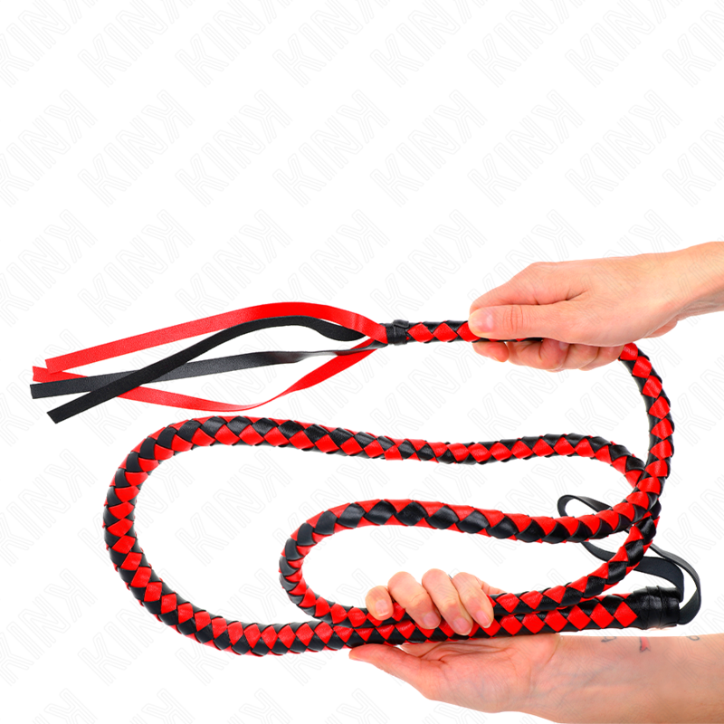 KINK - CHICOTE DE SERPENTE LONGO VERMELHO 210 CM - Image 5