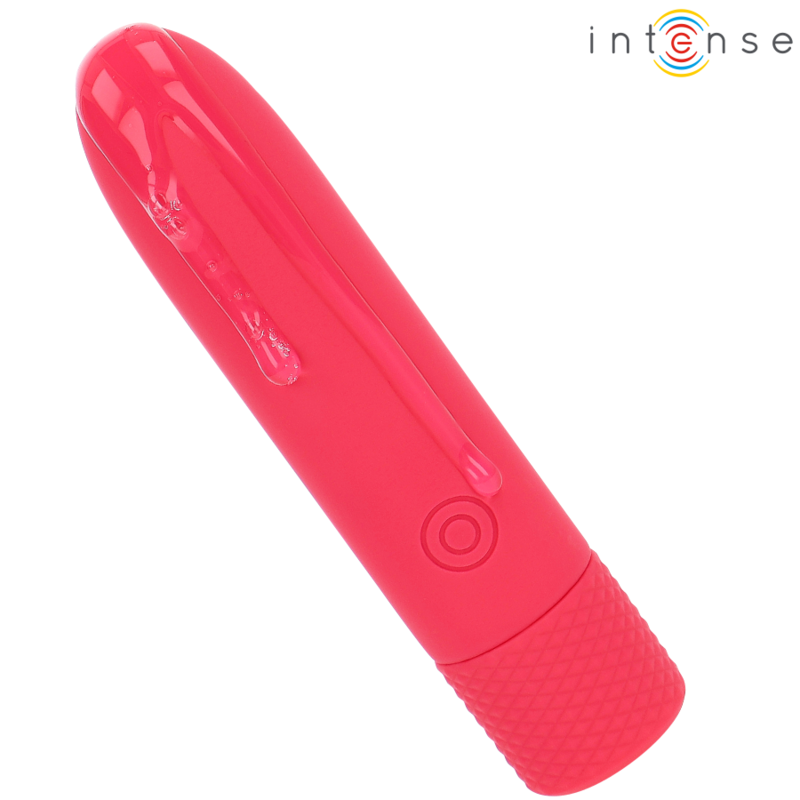INTENSE - SYMONE USB RECARREGÁVEL VIBRATÓRIA BULLET 8 VIBRAÇÕES VERMELHO 10 X 2,2 CM - Image 3