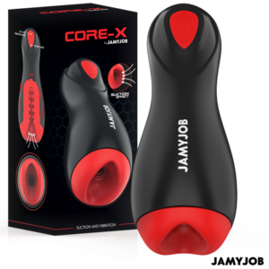 Vigoroso JAMYJOB - MASTURBADOR AUTOMÁTICO CORE-X 5 MODOS DE SUCÇÃO E VIBRAÇÃO