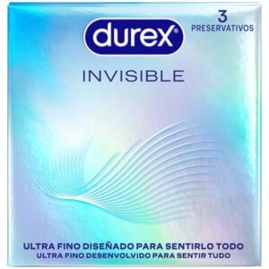 Vigoroso - DUREX - PRESERVATIVOS ULTRA FINOS INVISÍVEIS 3 UNIDADES