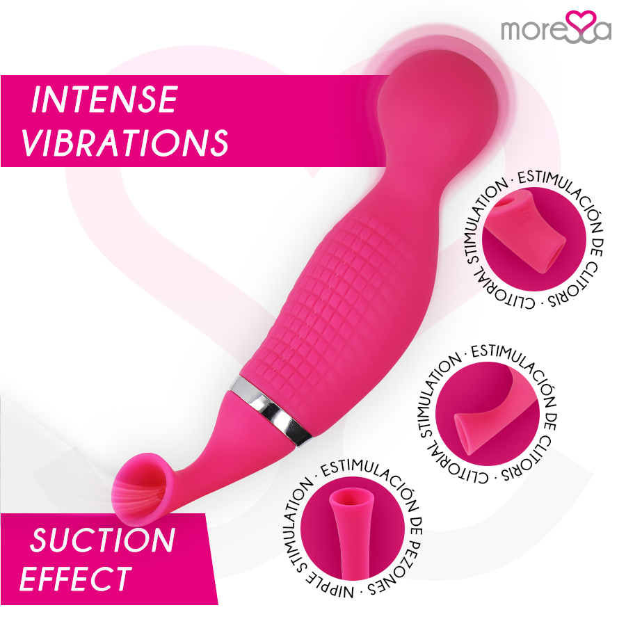 MORESSA - KIRK DUO SUCÇÃO + MASSAGEADOR MULTI-PERFORMANCE PREMIUM SILICONE RECARREGÁVEL - Image 3