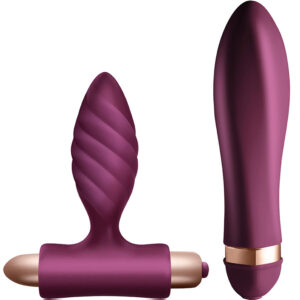 Vigoroso CLIMAXIMUM - KIT DESIRE VIBRADOR TORCIDO + PLUG ANAL