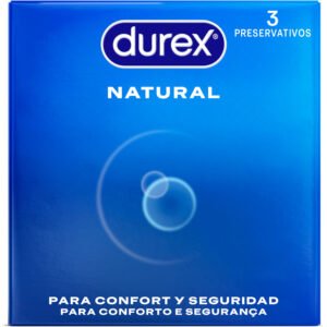 Vigoroso - DUREX - PRESERVATIVOS NATURAIS 3 UNIDADES