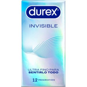 Vigoroso - DUREX - PRESERVATIVOS ULTRA FINOS INVISÍVEIS 12 UNIDADES