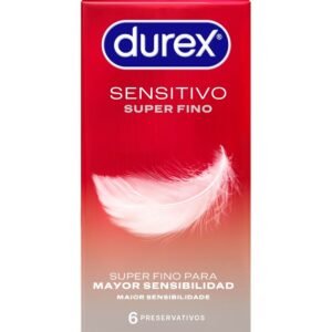 Vigoroso - DUREX - SUPER THIN SENSÍVEL 6 UNIDADES