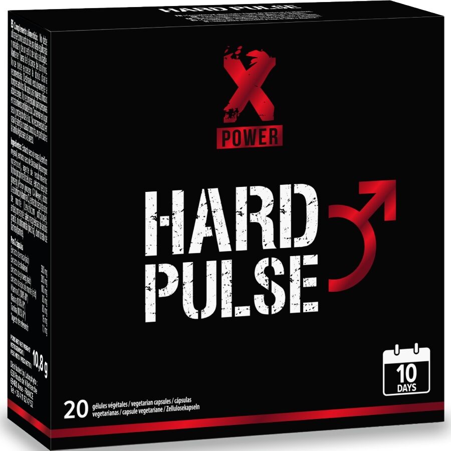 vVigoroso XPOWER - TRATAMENTO EXPRESSO HARD PULSE: EREÇÃO E RESISTÊNCIA POR 10 DIAS - 20 CÁPSULAS