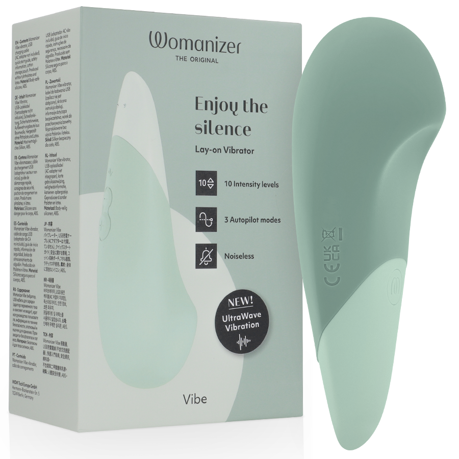 Vigoroso WOMANIZER - VIBE LAY-ON VIBRADOR SILENCIOSO SÁBIO