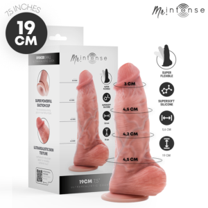 Vigoroso MR INTENSE - PEQUENO DILDO DE SILICONE SPENCER 19 CM -Ø- 4