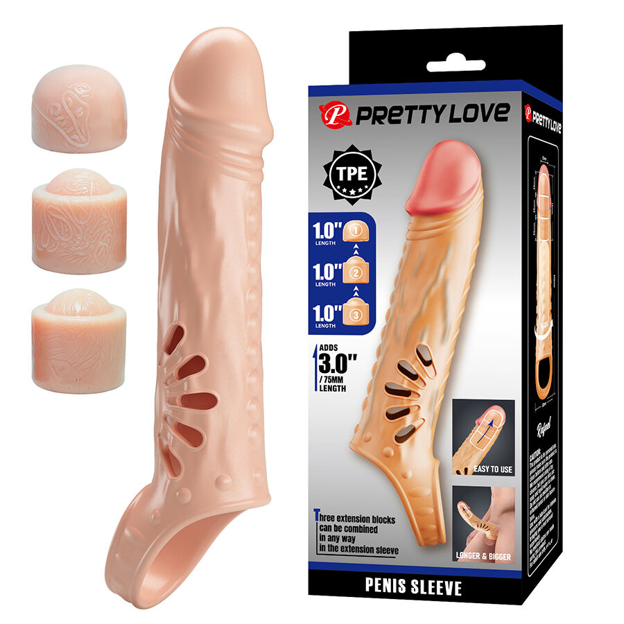 Vigoroso PRETTY LOVE - CAPA PENIANA COM EXTENSORES
