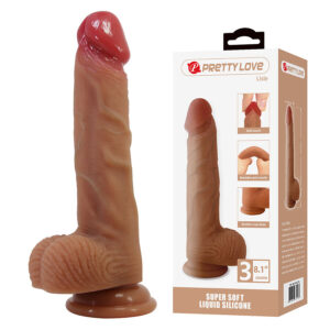 Vigoroso PRETTY LOVE - LISLE DILDO REALISTA COM VENTOSA 20