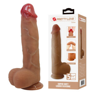 Vigoroso PRETTY LOVE - ORTON DILDO REALISTA COM VENTOSA 23