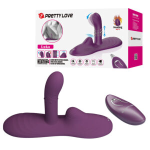 Vigoroso PRETTY LOVE - LUKA VIBRADOR DE SENTADO COM EFEITO DE CALOR E CONTROLE REMOTO