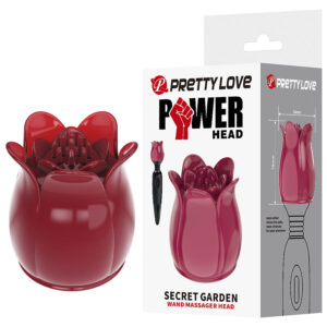 Vigoroso PRETTY LOVE - SECRET GARDEN CABEÇA DE MASSAGEM ROSA