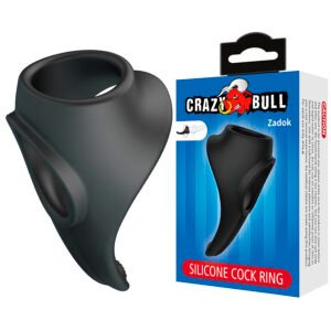 Vigoroso CRAZY BULL - ZADOK ANEL ERGONÔMICO COM ESTIMULADOR PERINEAL